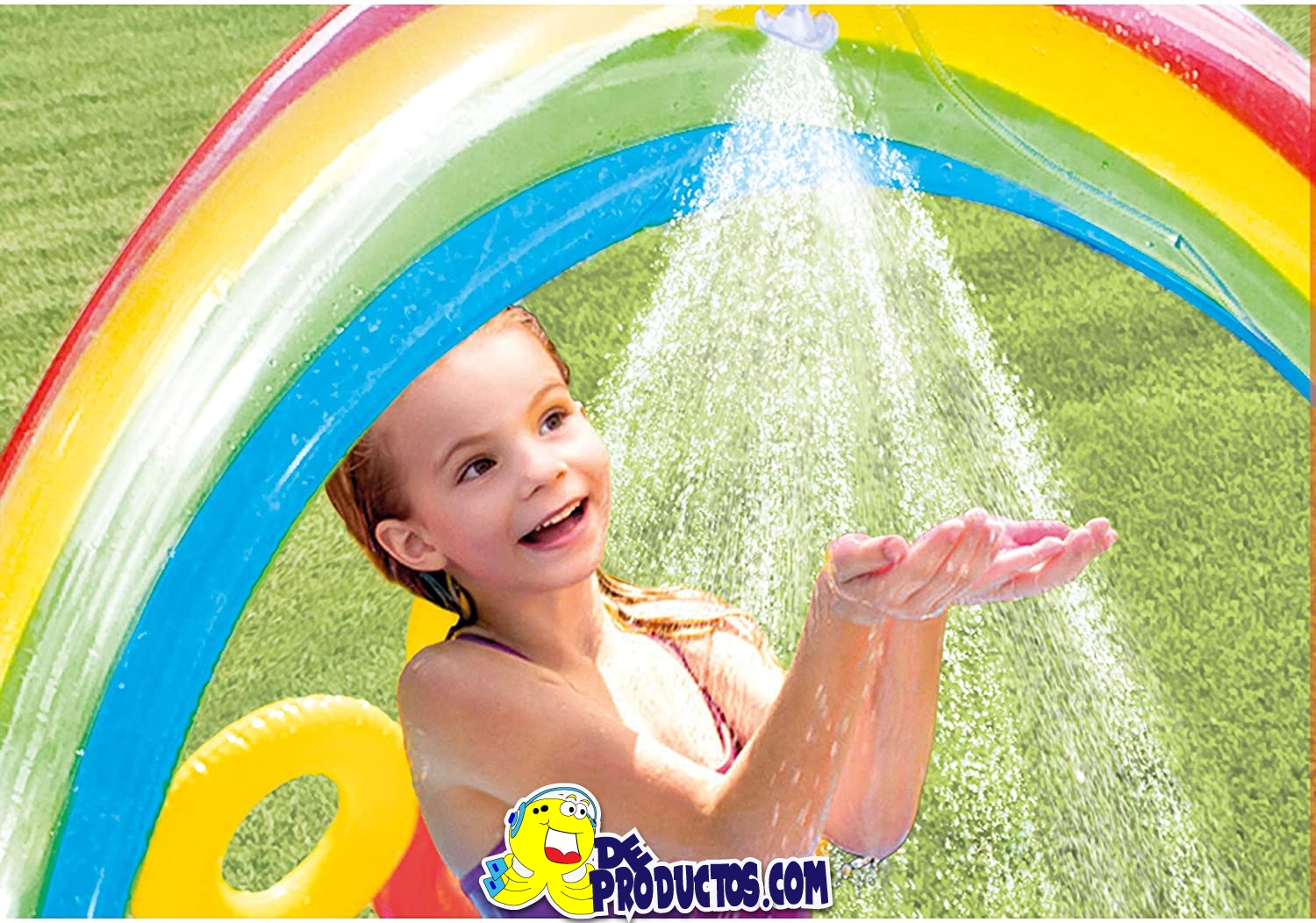 Centro De Juegos Inflable Piscina arco iris comentarios